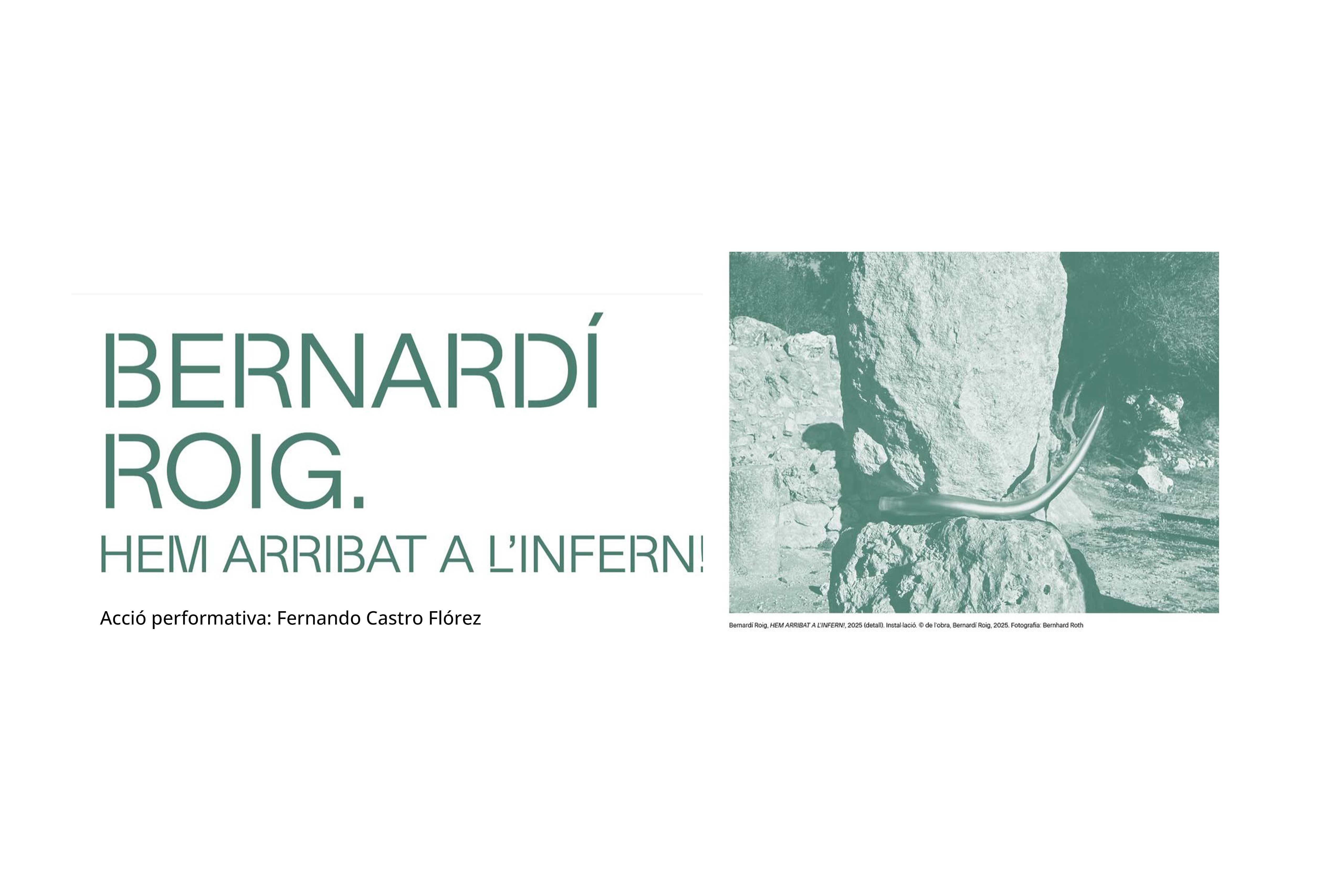 Exposició «Hem arribat a l’infern!» de Bernardí Roig