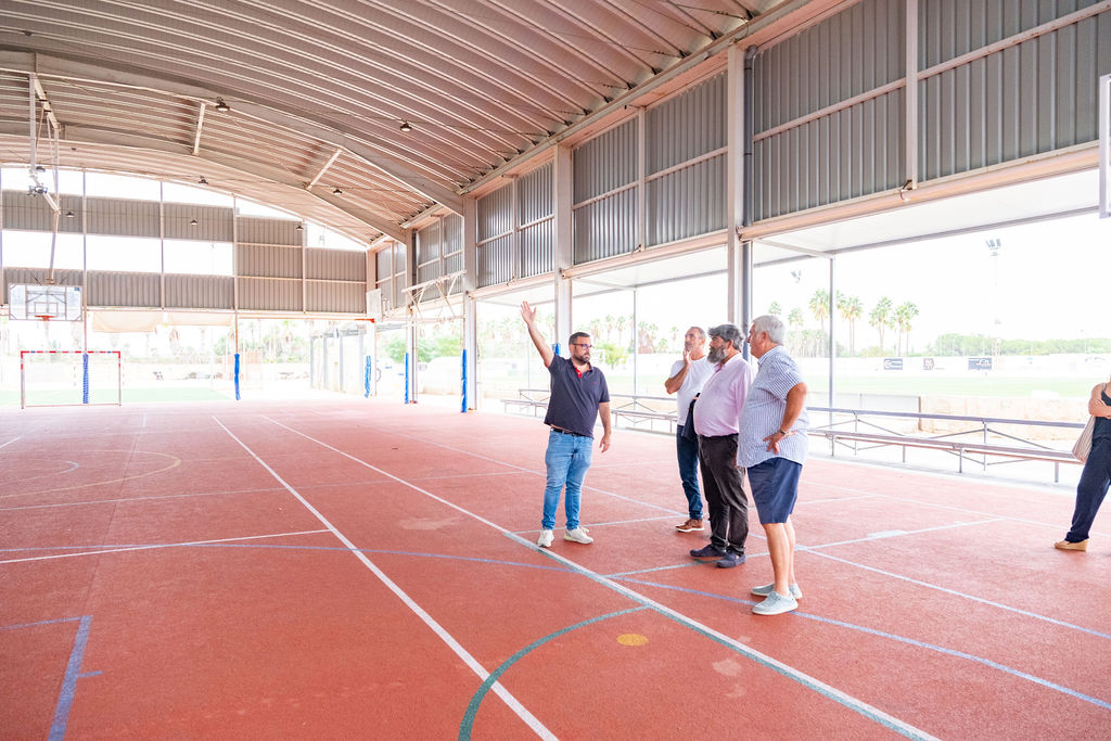 Ses Salines culmina las mejoras de las instalaciones deportivas municipales con una inversión de casi 214.000 euros aportados por el Consell de Mallorca