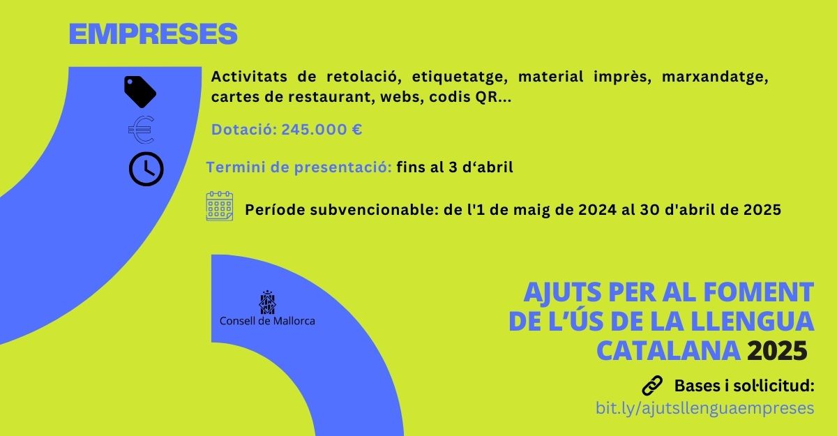 Ayudas para el fomento del uso de la lengua catalana a las empresas 2025