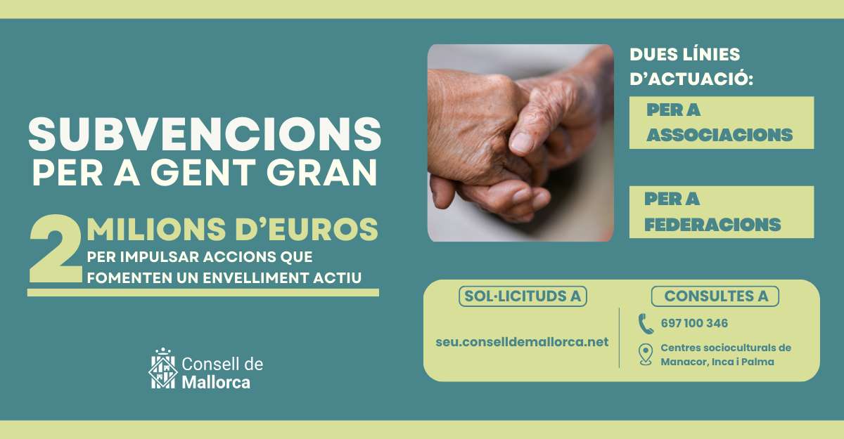 Subvencions per a gent gran