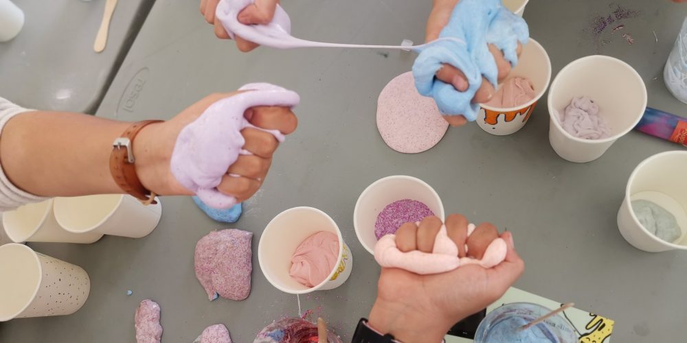 Talleres de artistas, slime