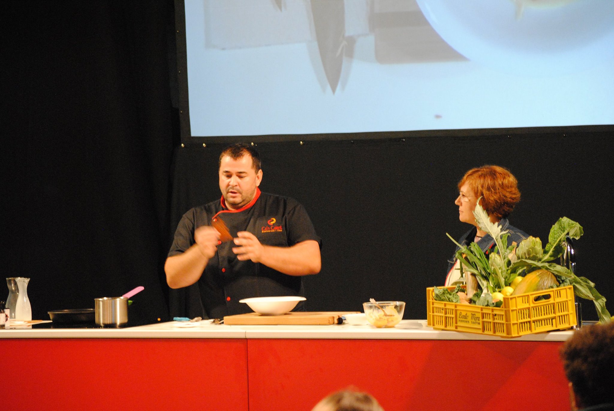 Espectáculo Showcooking amb Miquel Calent