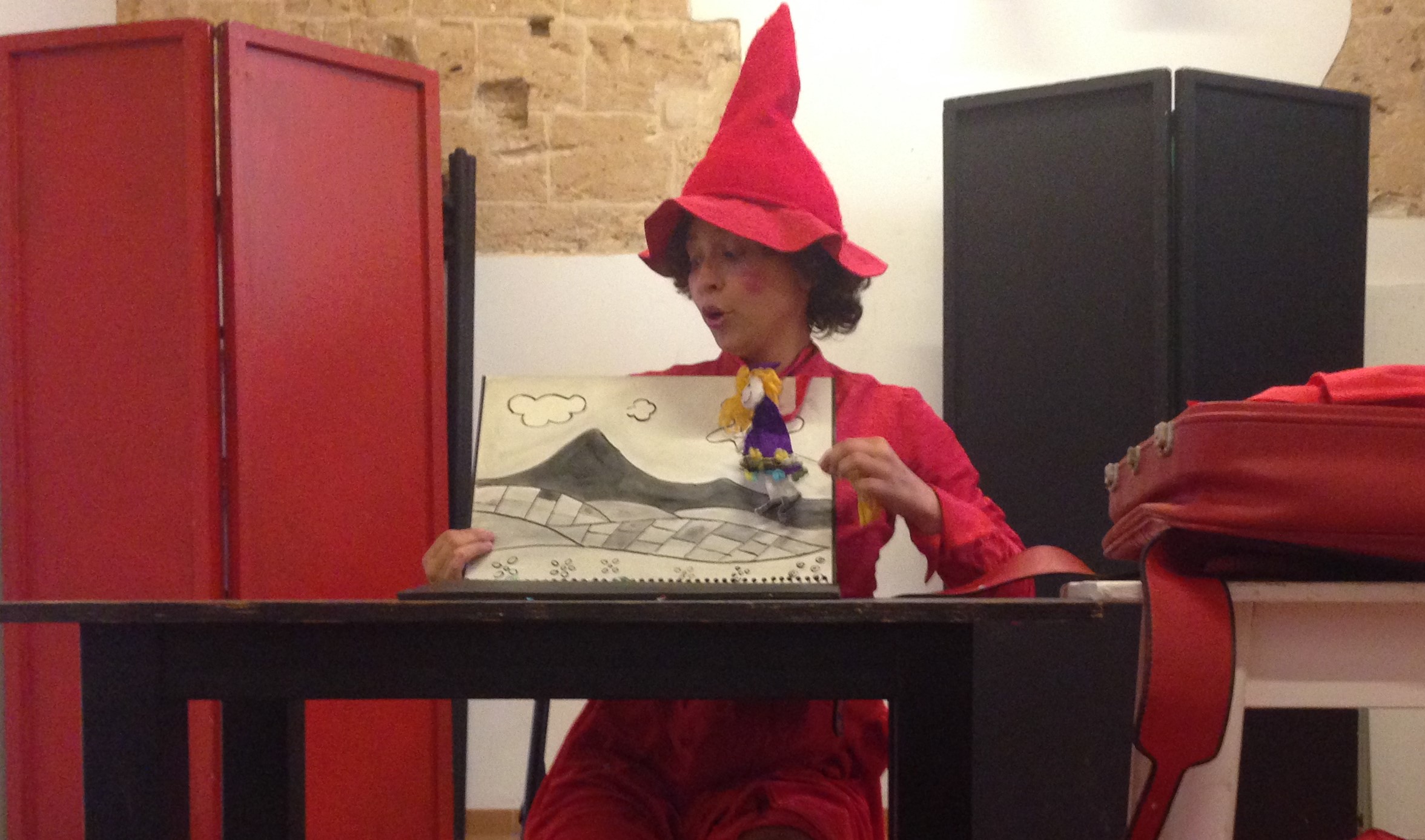 Espectáculo El follet vermellet_escena