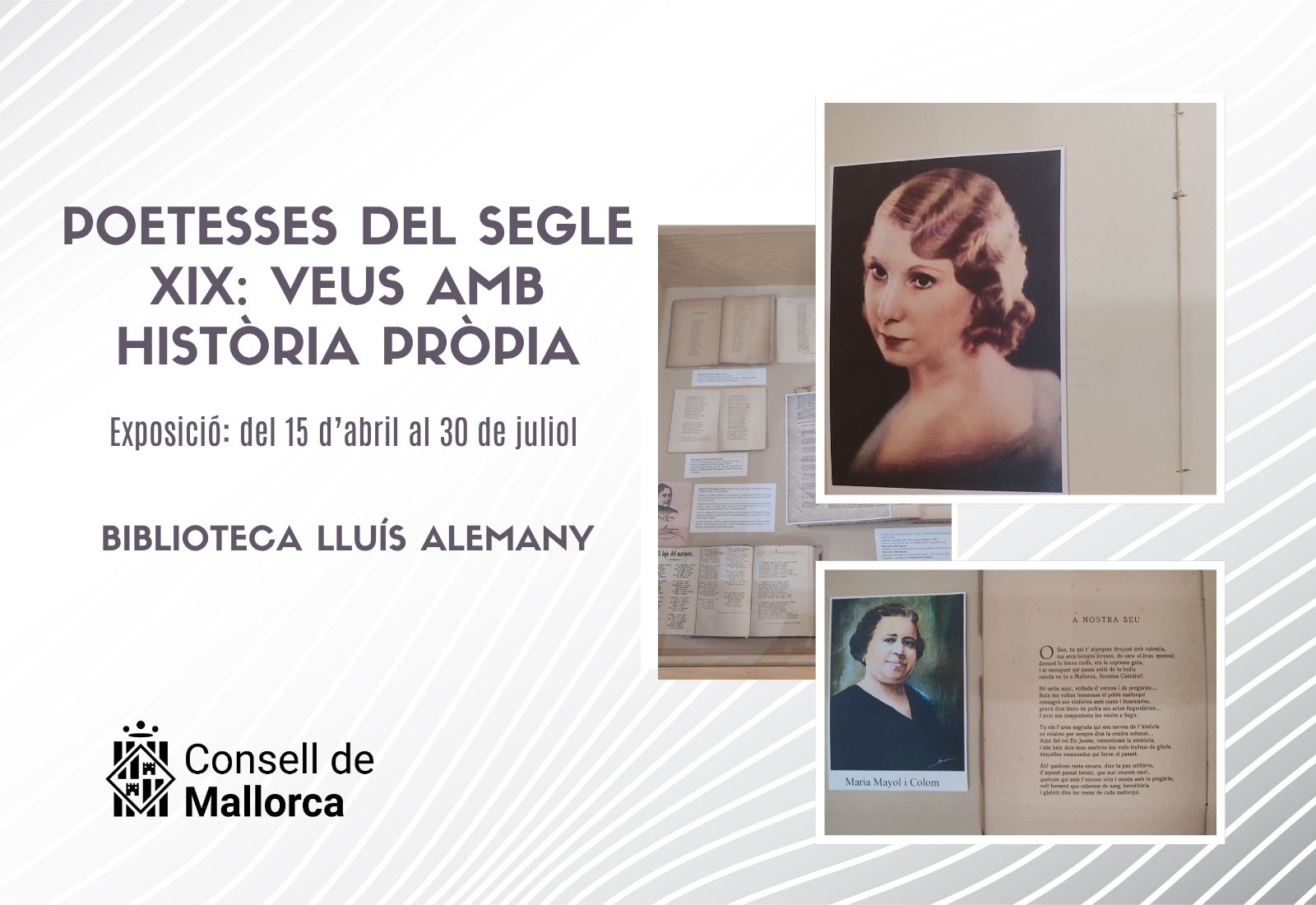 Exposición «Poetesses del S.XIX: Veus amb història pròpia»