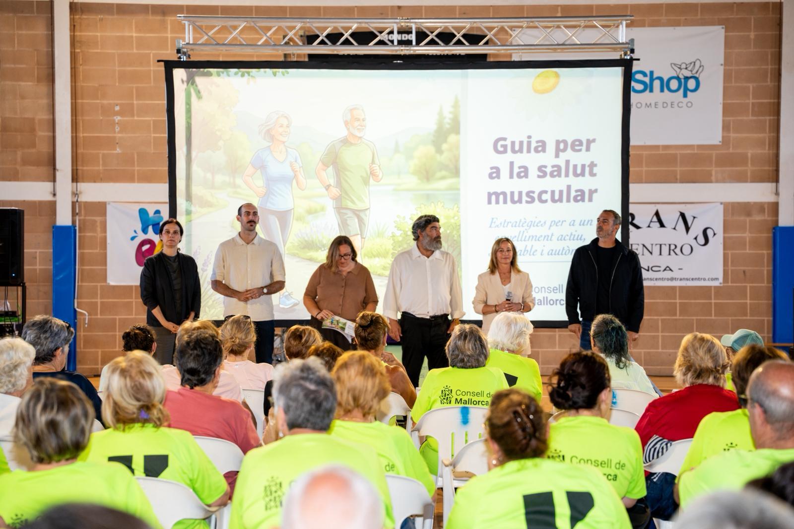 El Consell de Mallorca presenta en Alcúdia la Guía para la salud muscular para fomentar un envejecimiento muscular saludable